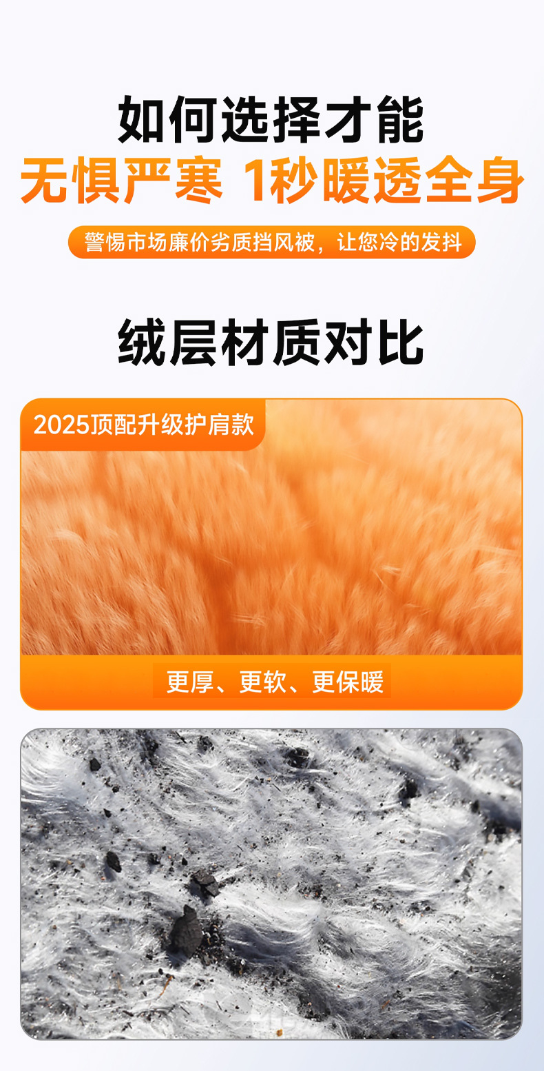 电动车挡风被防水秋冬季加绒加厚防风被电动车挡风罩电瓶车档风被详情7