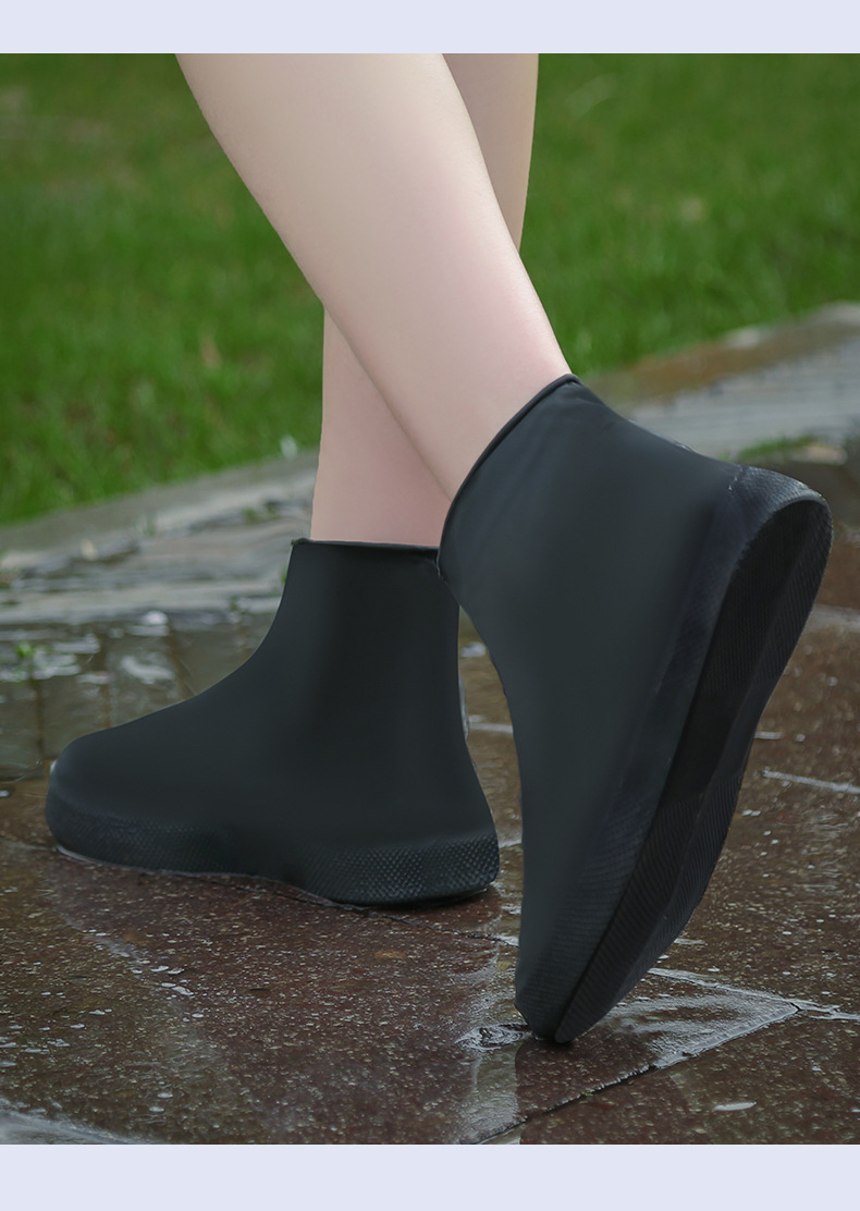 下雨天户外防水乳胶鞋套乳胶防水鞋套硅胶鞋套防泥沙防雨鞋套旅行详情12