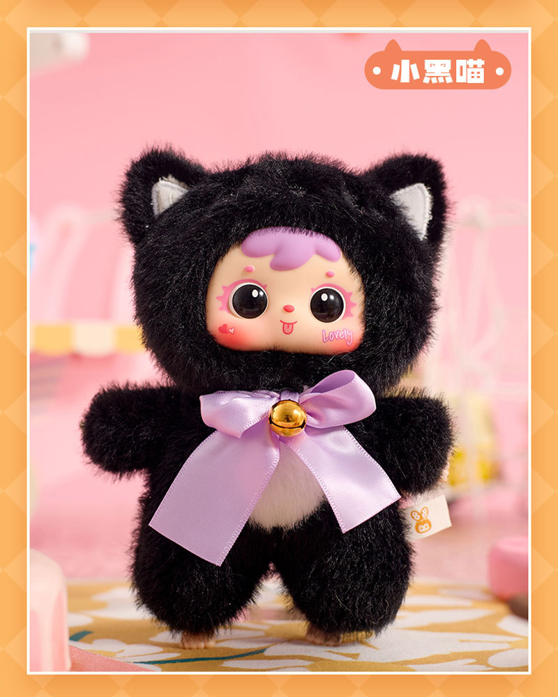 可爱毛绒系列三小毛(Samuel)猫猫小聚会盲盒女生卧室装饰包包挂件详情15