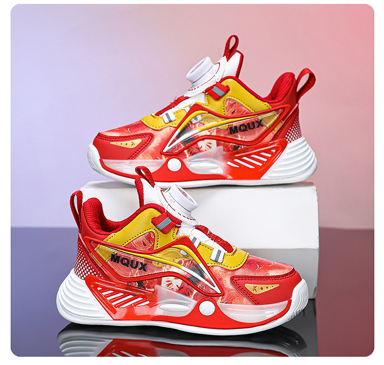 男童篮球鞋春秋季新款皮面防水儿童运动鞋摩擦有声音青少年实战鞋详情18