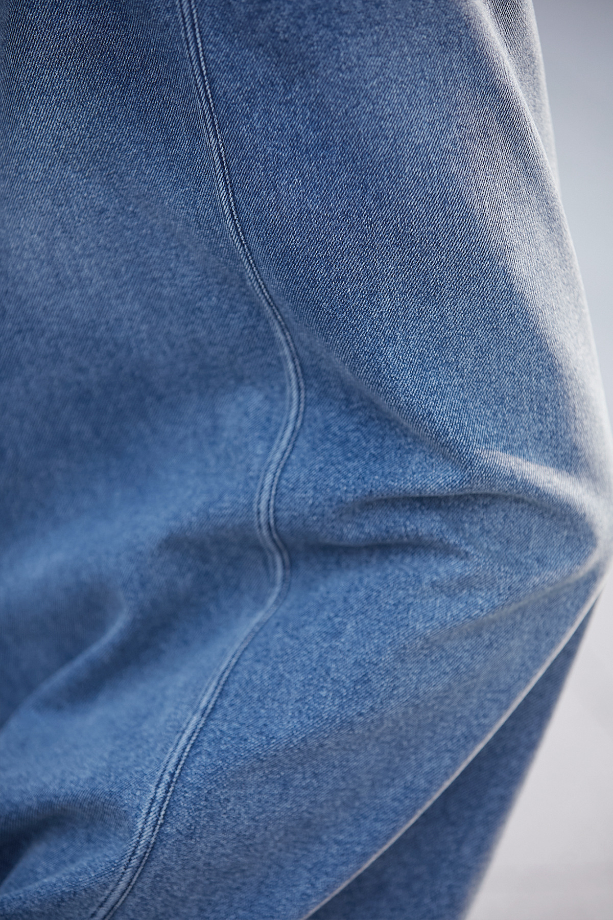 2025春秋款少年蓝色文艺小众松紧腰传统水洗磨毛休闲牛仔裤详情20