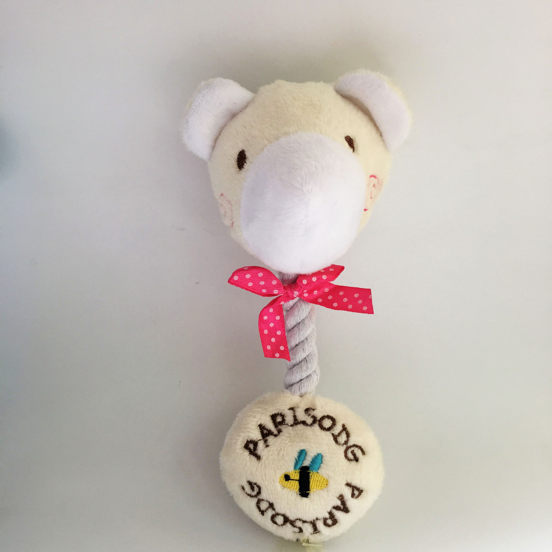 Cat and dog teething, teeth cleaning, plush sound-making toys with cotton ropes, bull and bear combination cloth toys, pet dog supplies pic 17