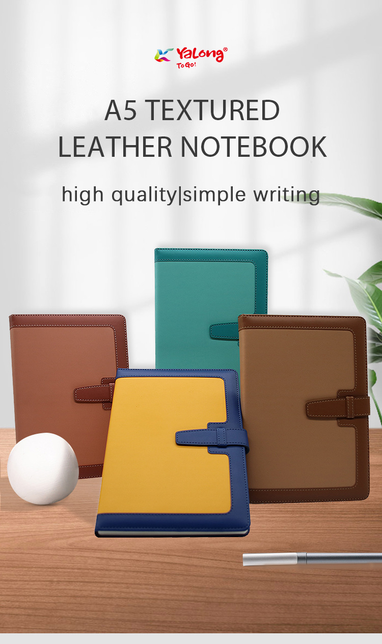 Yalong Cross-border 2023 manufactures A5 leather diary notebooks for students and office workers pic 1