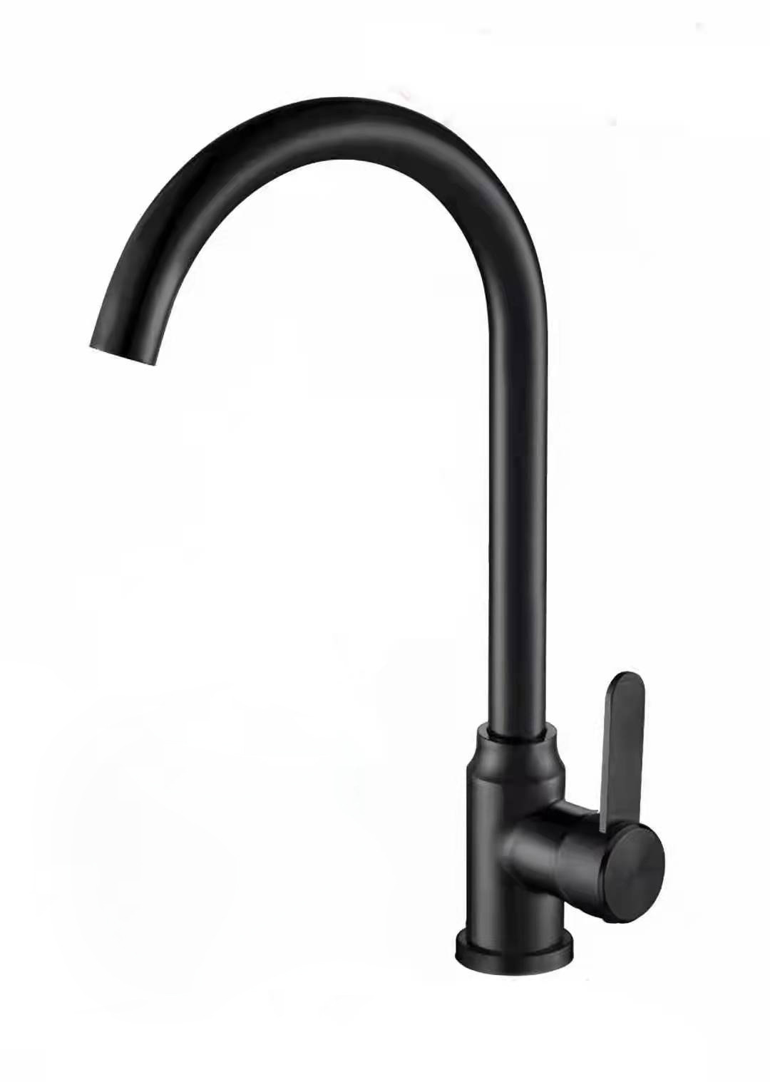 厂家大弯厨房水龙头冷热304不锈钢滚珠电镀洗菜盆龙头水暖五金详情10