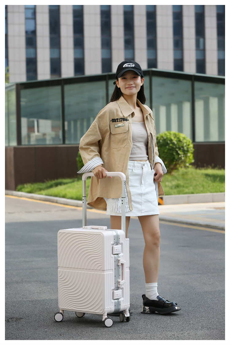 宽拉杆铝框行李箱万向轮大容量20寸24可登机密码箱旅行箱时尚拉杆详情45