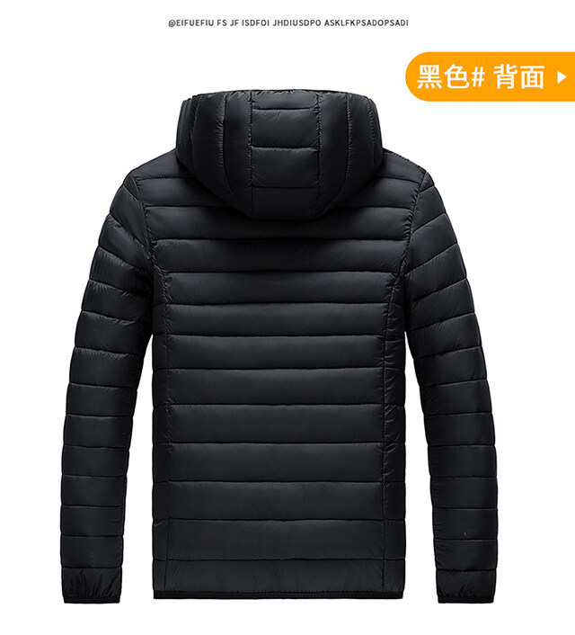 棉衣男2023冬季外套修身轻便棉袄轻薄大码多色羽绒棉服男跨境供货详情11