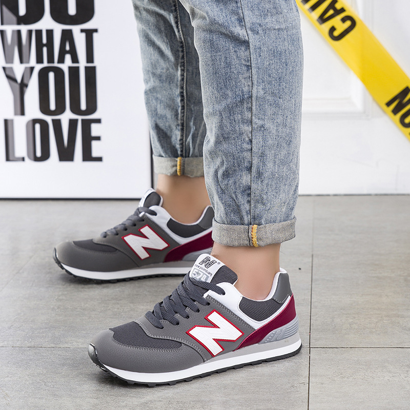 阿甘鞋2025新款运动鞋男士休闲鞋时尚情侣N574潮流男女同款运动鞋详情3