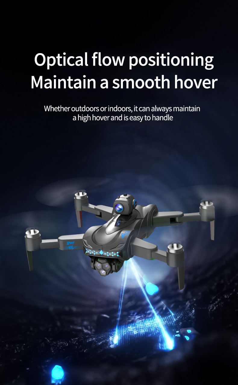 The cross-border X6 drone is equipped with a screen, brushless obstacle avoidance remote control aircraft, and a one-click airdrop aerial photography quadcopter pic 9