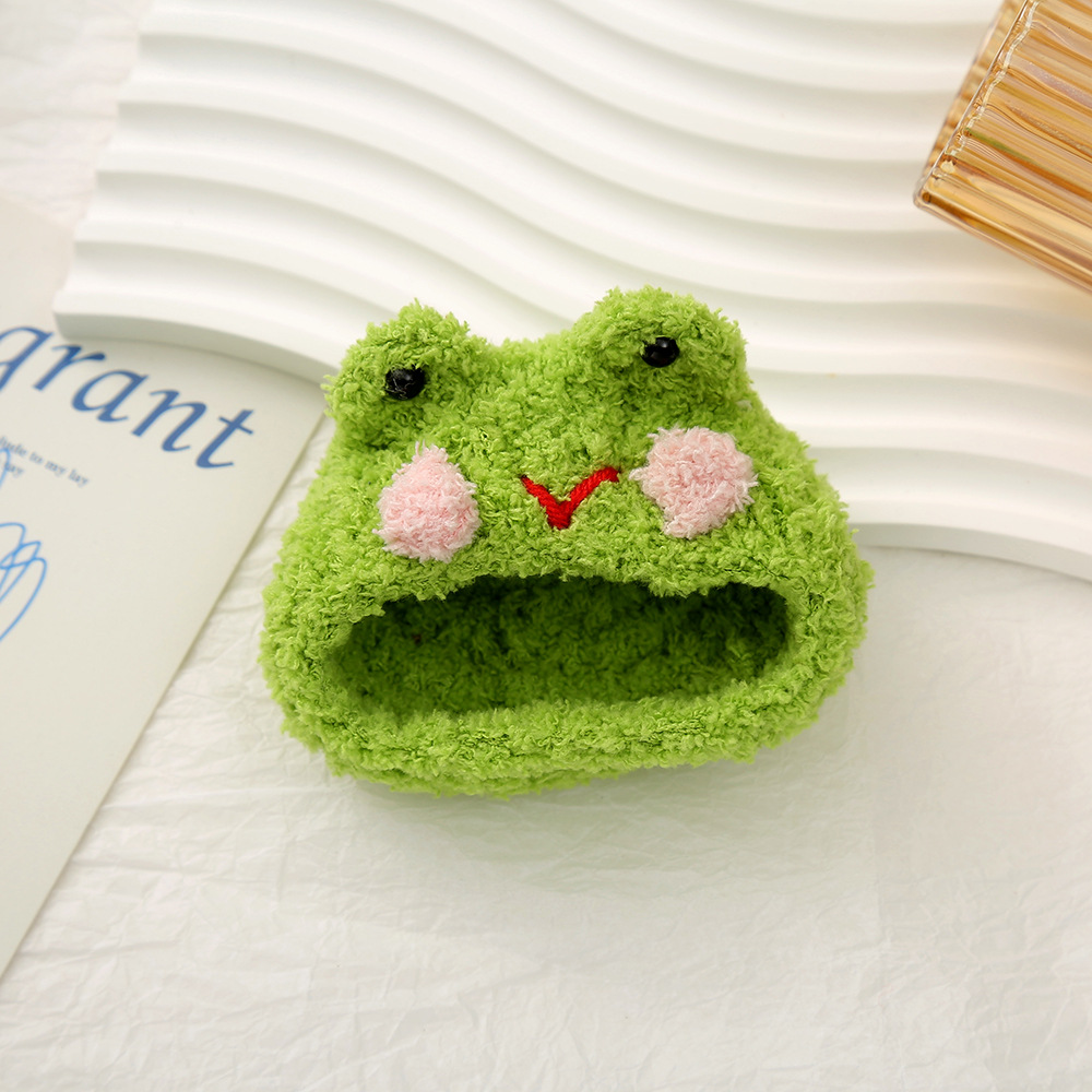 卡通毛茸茸迷你公仔服饰创意手工玩偶小娃衣软糯可爱换装头套配饰详情13