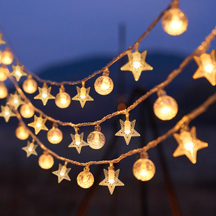 厂家直供led灯串彩灯闪灯串灯户外工程亮化装饰灯圣诞节日星星灯详情6