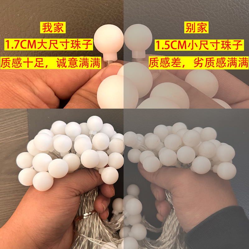 led彩灯串灯摆摊照明灯串小灯露营灯星星灯圣诞彩灯装饰灯电池USB详情4