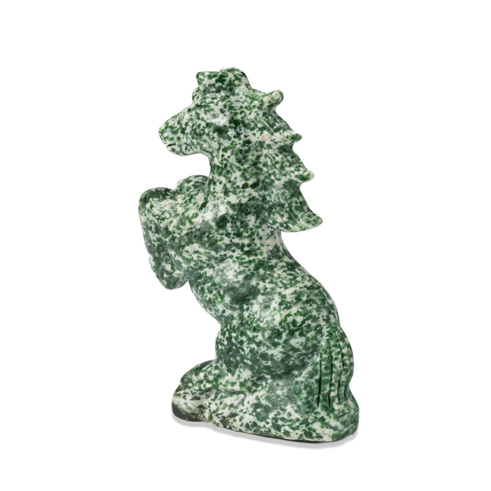 天然樱花玛瑙雕刻小怪兽精灵独角兽摆件摆台公仔,新品节日礼品详情8