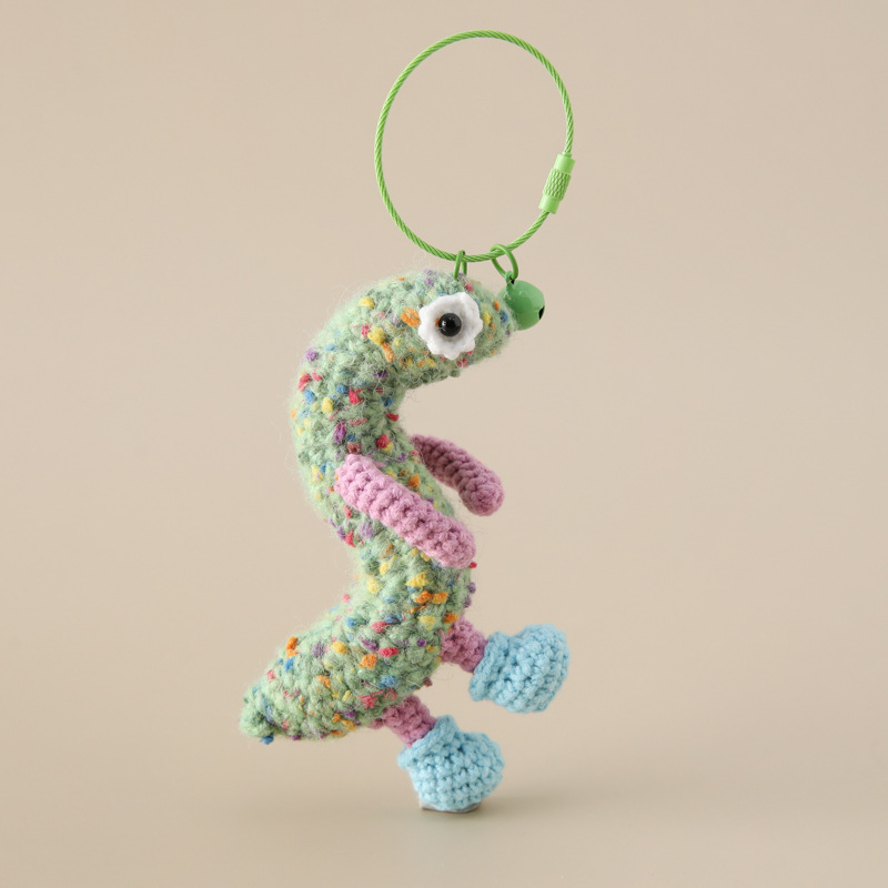 课堂知识创意学生英文字母毛线钥匙扣26个字母挂件手混线包包挂饰详情20