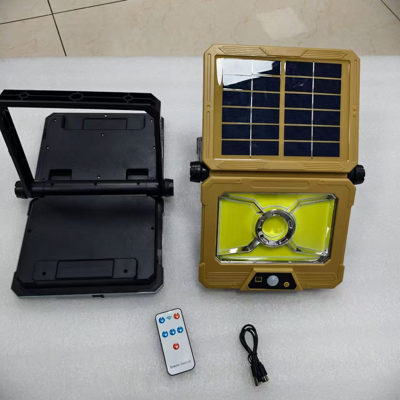 Solar garden lamps, solar panel street lamps, rainproof and waterproof lighting, energy-saving rechargeable outdoor garden lamps pic 9