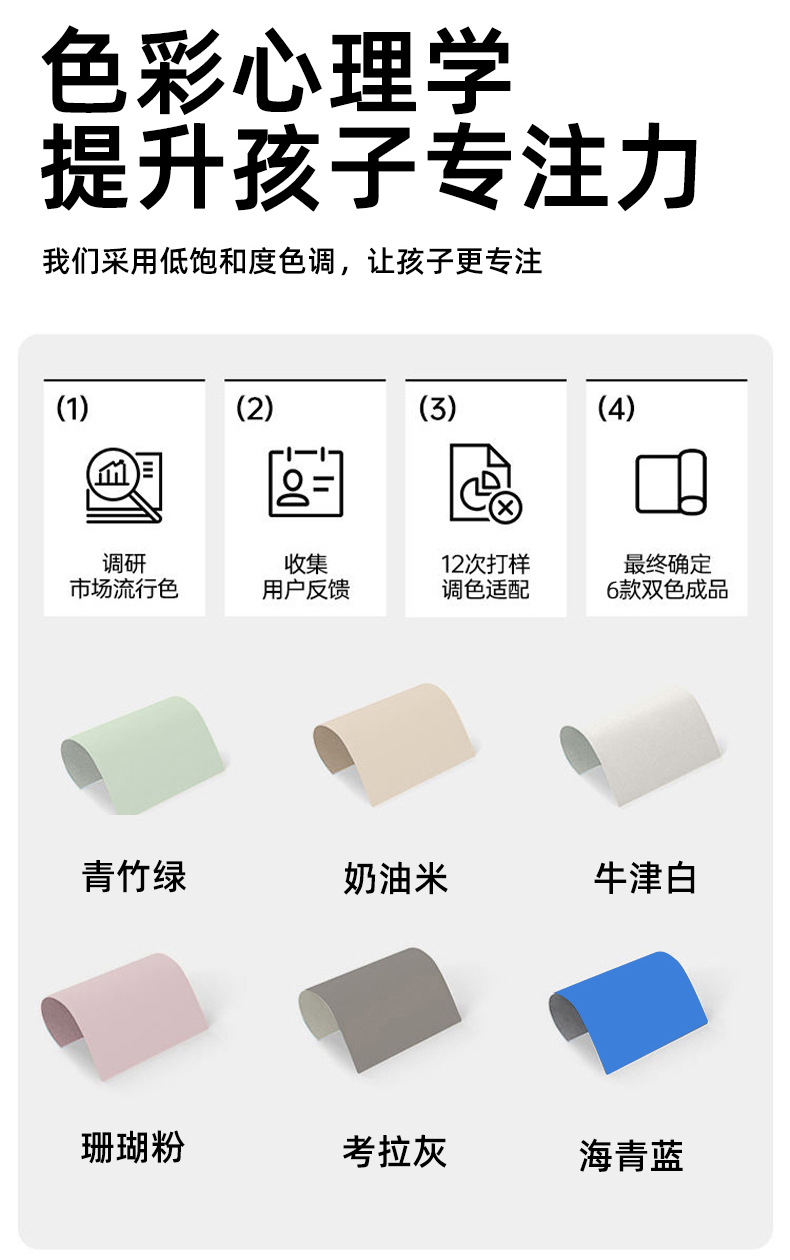 护眼小学生书桌垫子耐脏儿童学习课桌垫写字台宿舍桌布桌面保护垫详情10