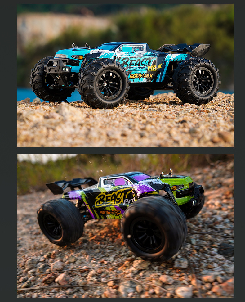 SG116MAX Professional racing four-wheel drive brushless high-speed RC off-road racing car light drift professional remote control car toy pic 24