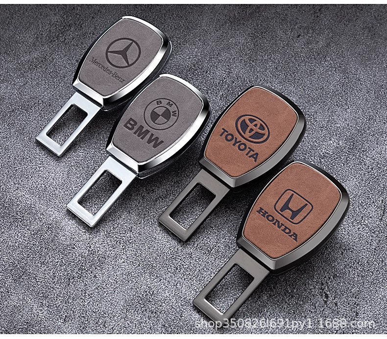 汽车安全带戴片头抠头延长器固定接头卡片车内安全带锁舌插头合金详情17