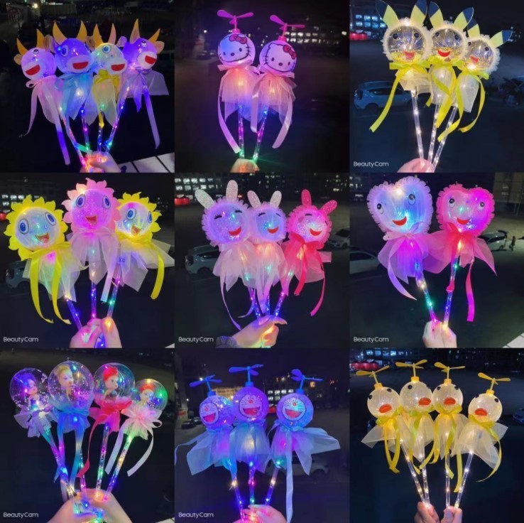 New Douyin LED light-up Internet celebrity bouncy balls, handheld fairy wands, street stall toys, bestsellers, wholesale from the manufacturer pic 9