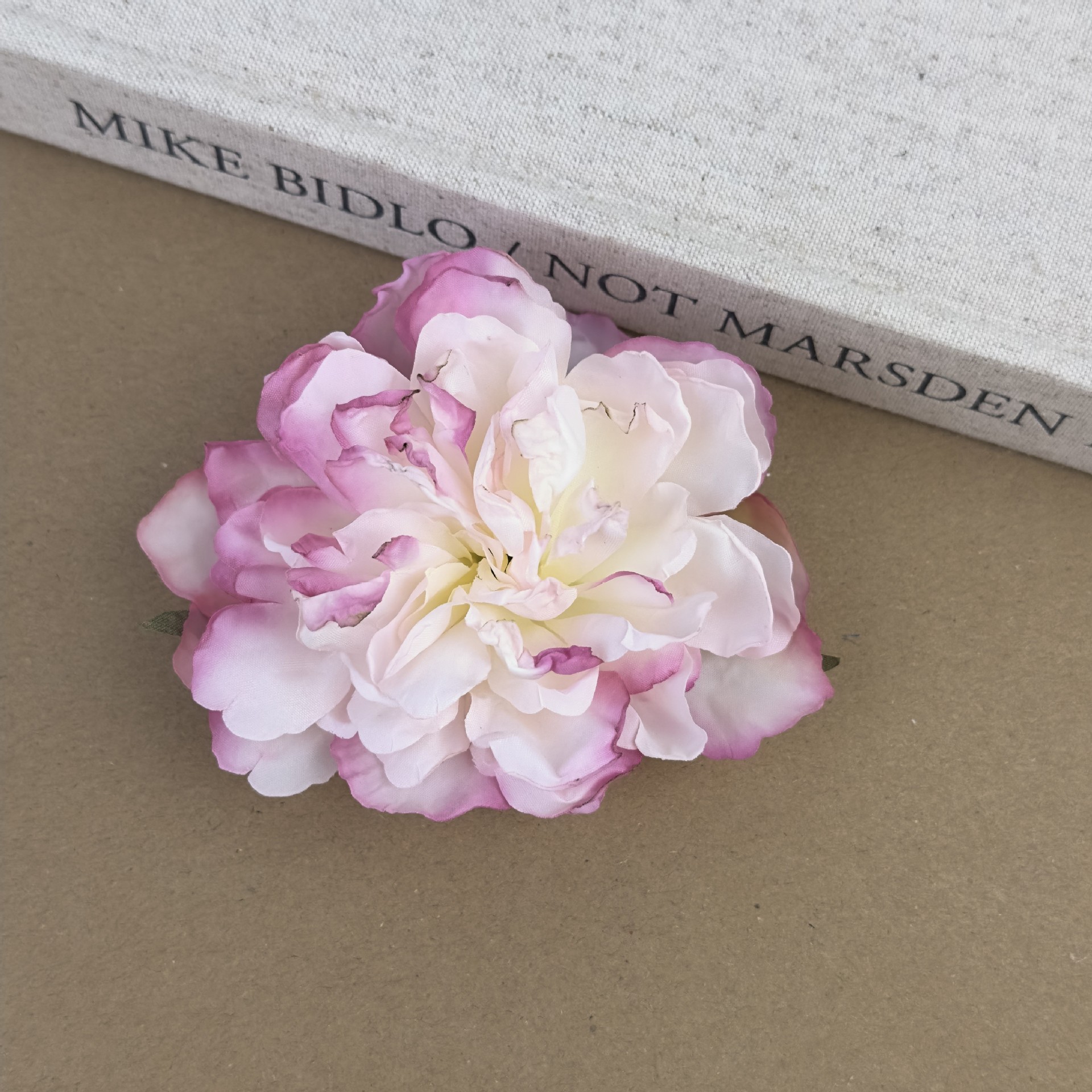 牡丹花发夹~大号度假风凹造型拍照花朵侧边夹发饰春季新款头饰女详情9