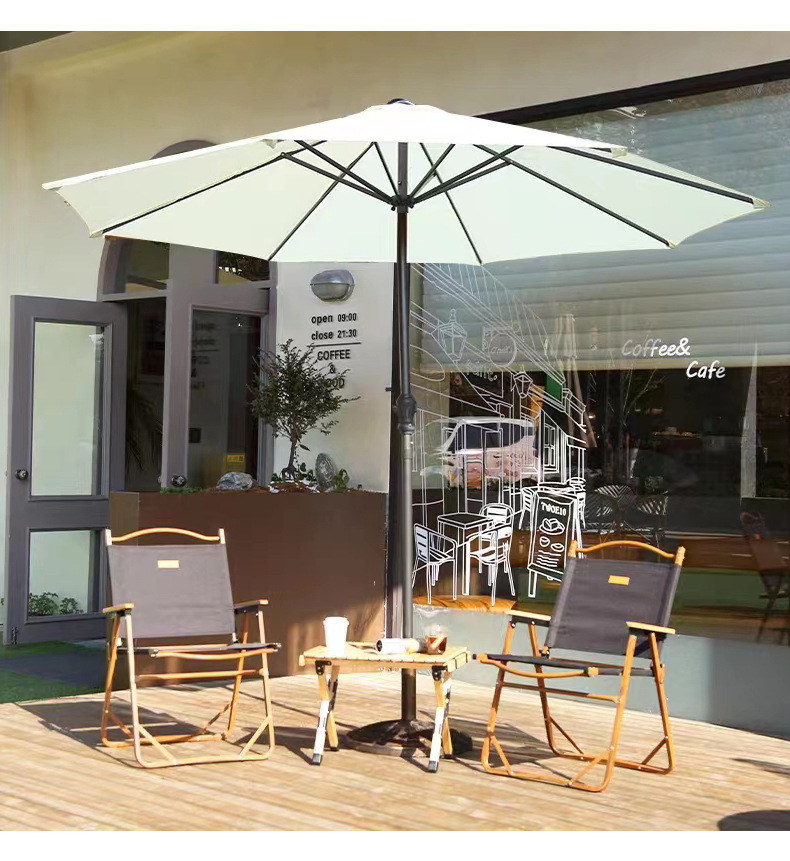 工厂直发2米7户外遮阳伞摆摊太阳伞中柱伞庭院伞单顶双顶详情14