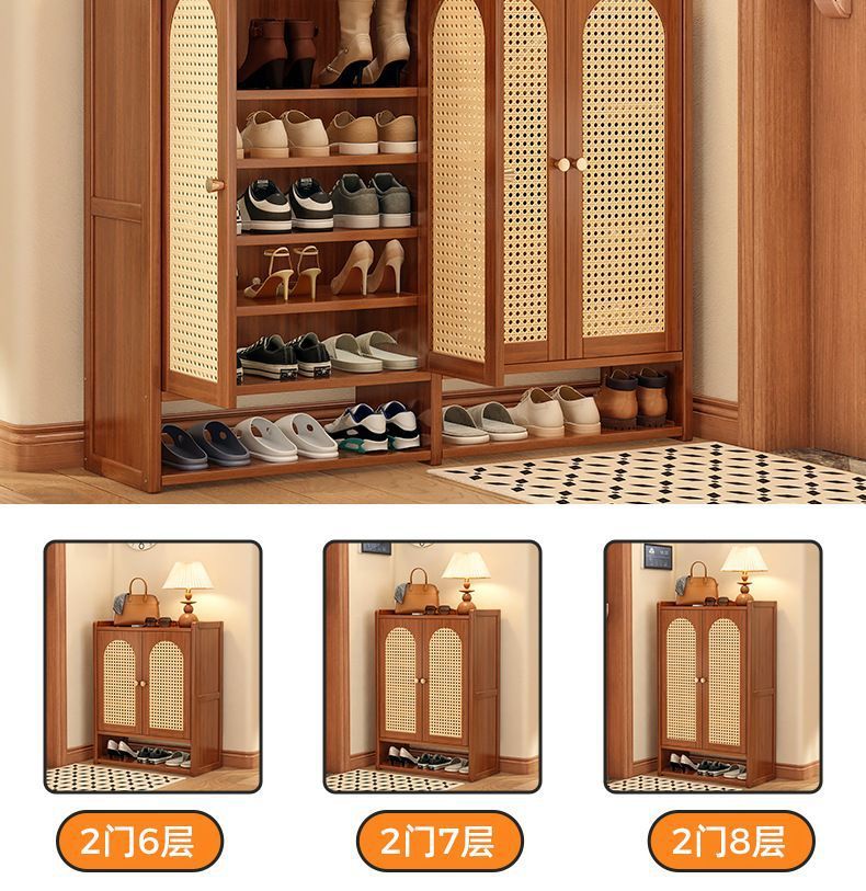 鞋柜高款立式轻奢感家用门口入户玄关置物大容量防臭收纳鞋架详情8