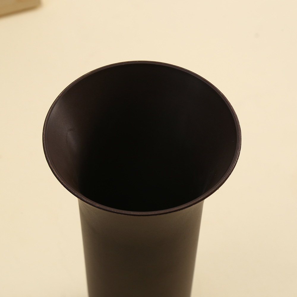 New plastic simulation artificial flower vase, Qingming Festival cemetery with pointed flower tube, conical flower vase for ancestral worship in public cemetery pic 10