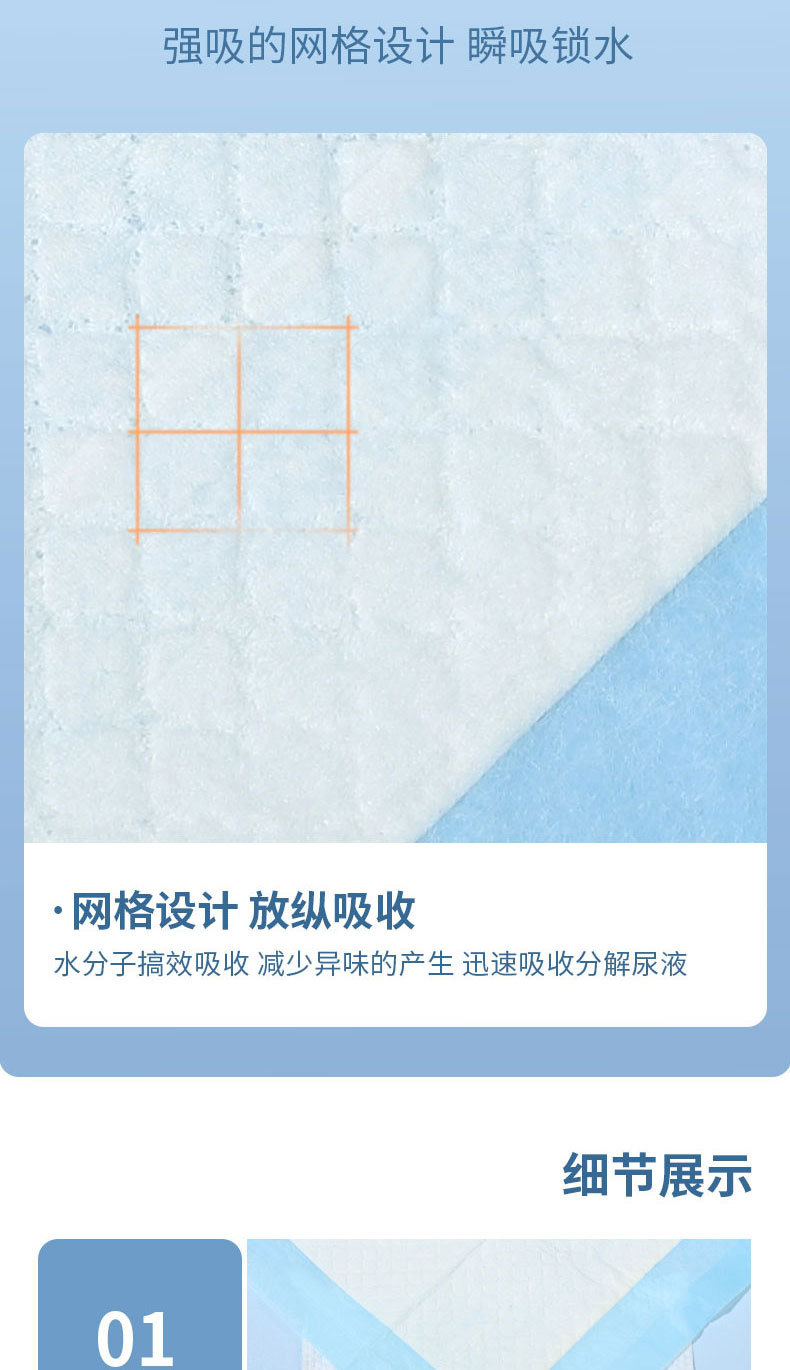 宠物尿垫一次性狗狗尿片猫咪吸水尿不湿宠物用品狗厕所隔尿垫批发详情4
