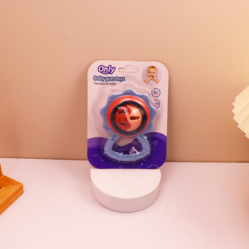 婴儿摇铃硅胶牙胶磨牙啃咬0-12个月宝宝早教抓握玩具趣玩磨牙棒详情6