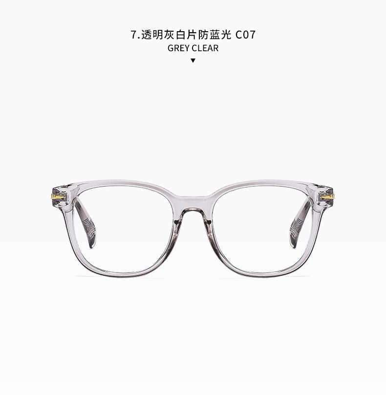 新款韩版太阳镜文艺复古眼镜框黑框近视防蓝光眼镜架椭圆素颜墨镜详情23