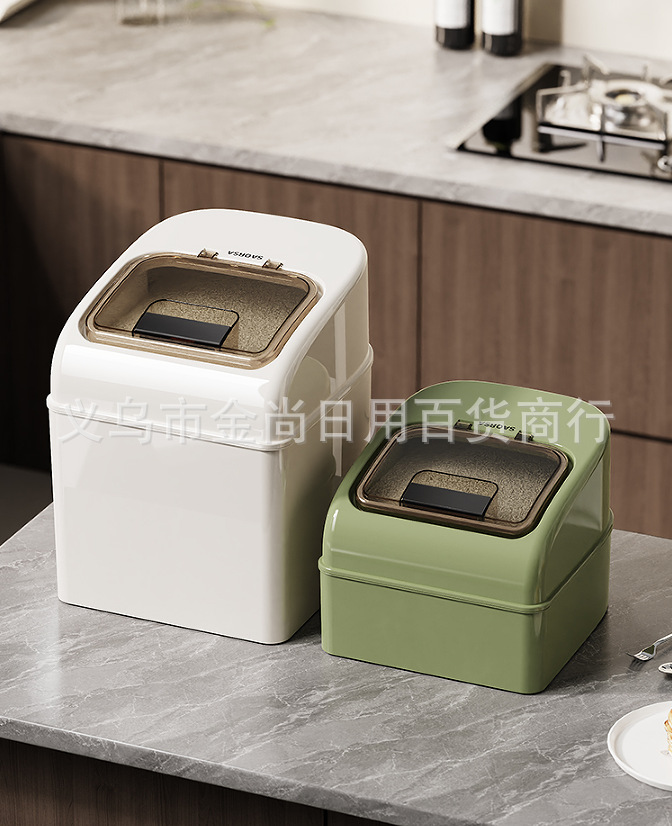 New high-appearance-level rice bucket, household insect-proof and moisture-proof sealed food-grade rice box, rice jar and rice storage container pic 2