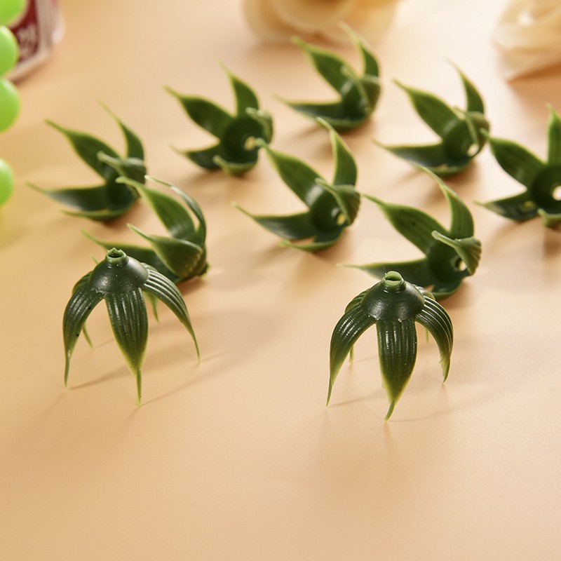 厂家直销塑料花托花钉玫瑰香皂花菊花太阳花底托批发工艺品植物装饰礼品详情3