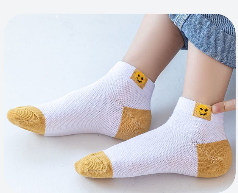 夏季儿童薄款袜子男童女童宝宝袜子网眼轻薄透气不起球短袜详情20