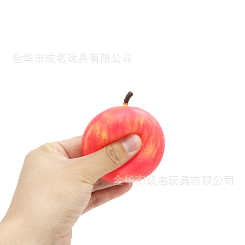 Douyin Maltose simulation Apple Kneading Music Slow Rebound Stress-relieving Magic tool, children's venting small toy manufacturer in stock pic 6