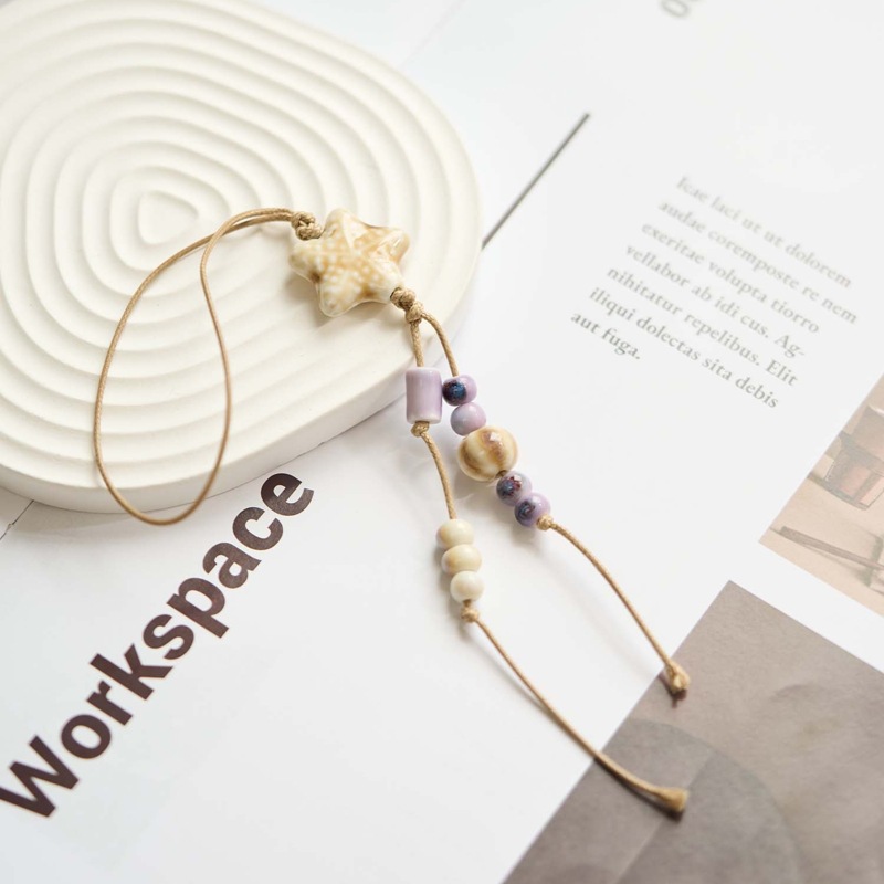 不掉色热销手机链挂件小物品陶瓷原创手机链串珠混款串珠手机链详情9