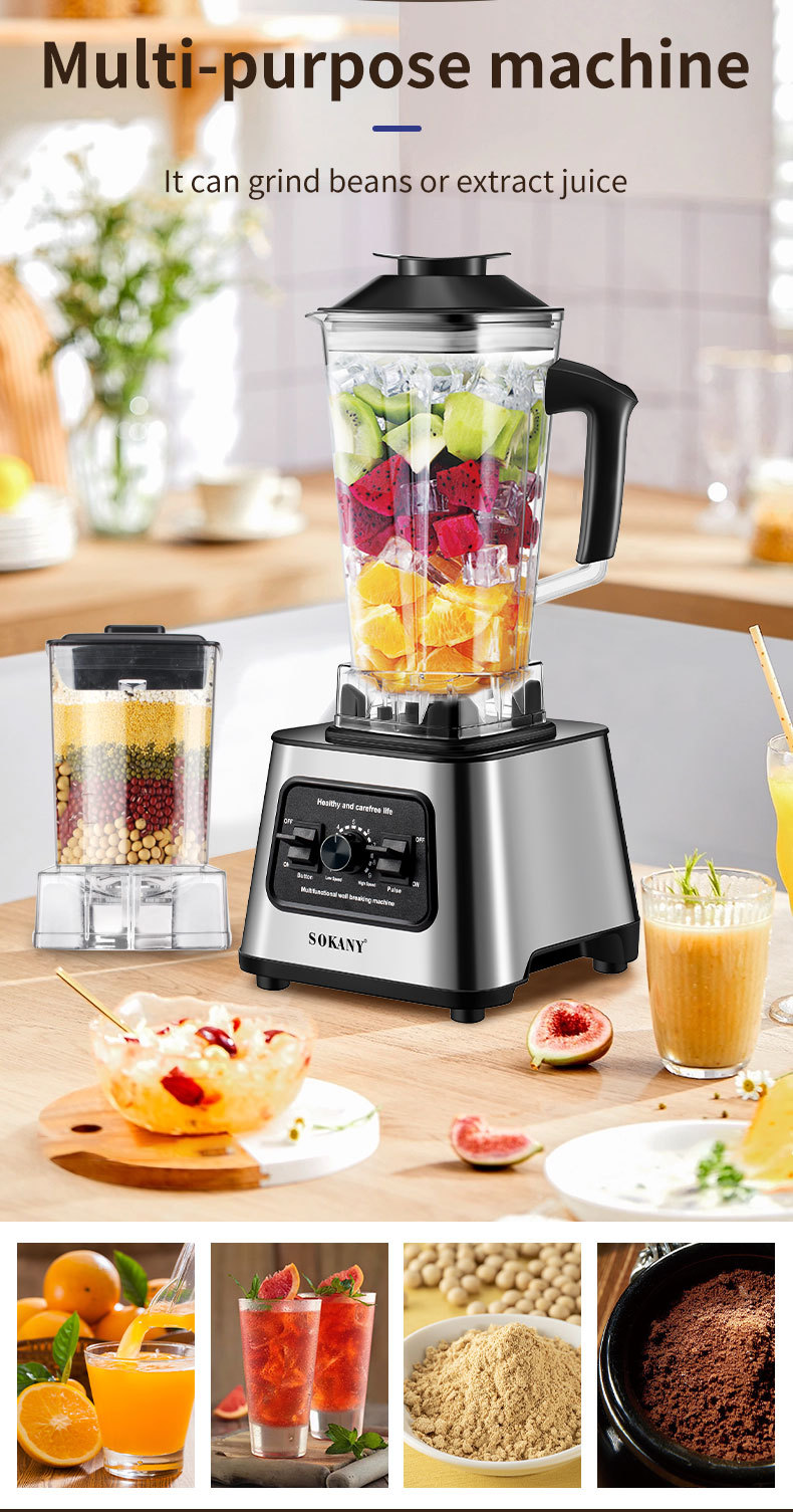 Export SOKANY999 Multi-Purpose Blender, a home dual-purpose ice breaker pic 5