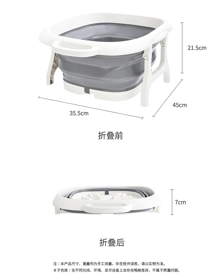 sp sauce foldable foot bath tub, home massage foot basin, constant-temperature foot bath basin, portable wonder pic 14