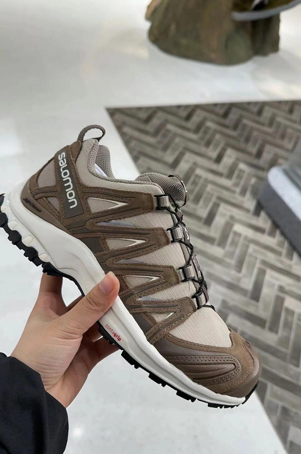 萨洛蒙SalomonXAPRO3D沙场灰男女款登山运动透气防滑跑步鞋户外详情5