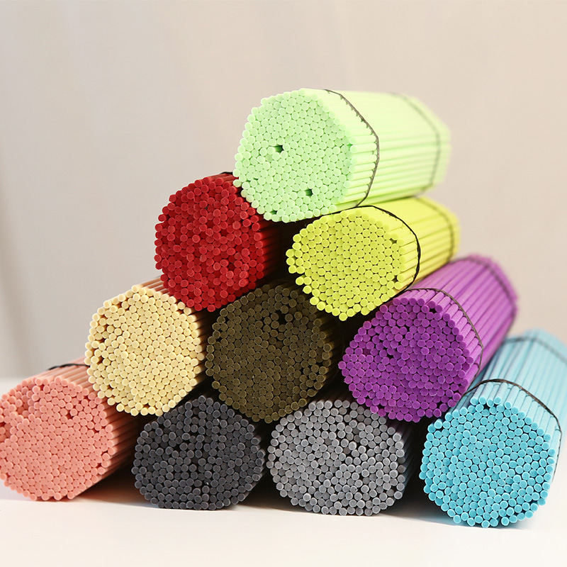 Factory stock of colored non-flame aroma diffuser sticks, deodorizing aroma diffuser sticks, essential oil accessories, fiber sticks, and aroma diffuser sticks pic 4