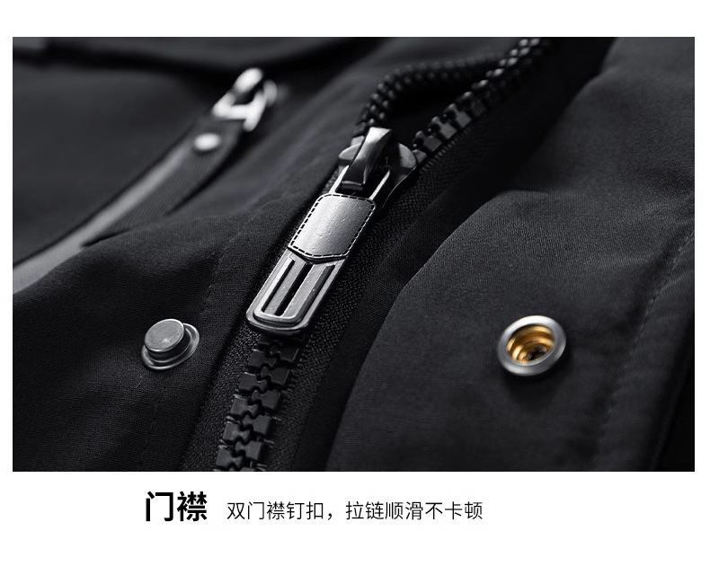 NASA Workwear Party overcomes the new winter trend brand of thick-necked hooded cotton-padded jackets, cotton-padded jackets and coats for men pic 21