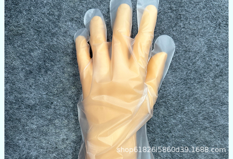 一次性TPE盒装手套弹性加厚耐用家用家务清洁餐饮厨房防油TPE手套详情23