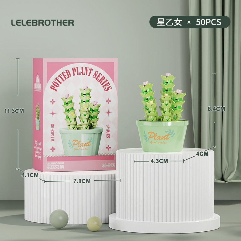 绿植盆栽植物模型摆件多肉盆栽花种子花盆模具易拉罐种植详情14