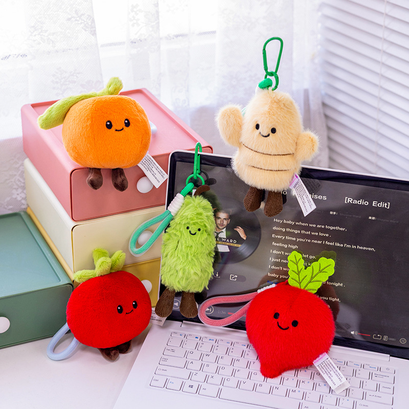 创意果蔬葱姜西红柿洋葱玩具可爱挂件毛绒玩具公仔钥匙扣玩偶详情36