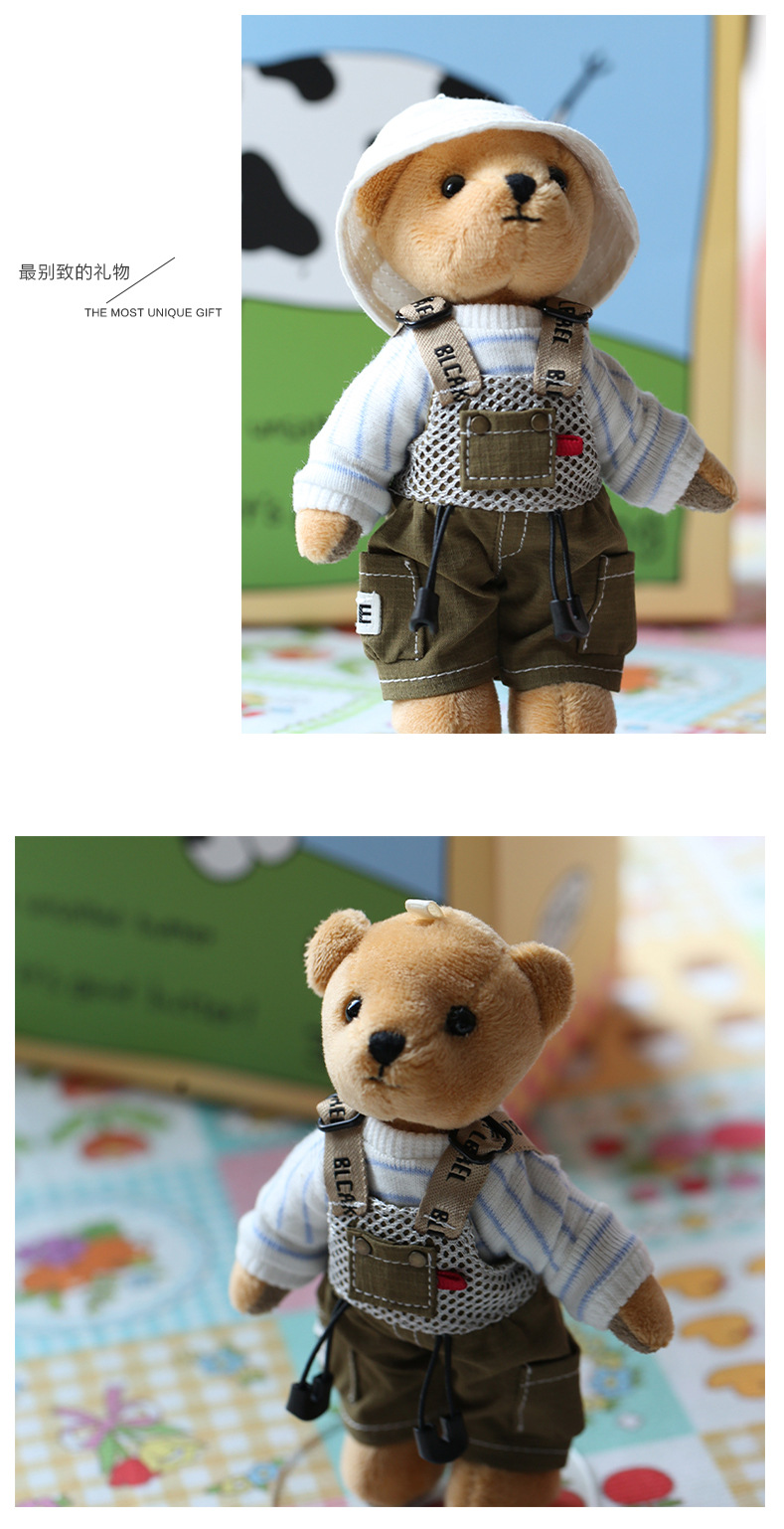 Cotton doll shorts fashion dress-up outfit Y065 Three types of overalls doll clothes dress-up game doll clothes pic 9