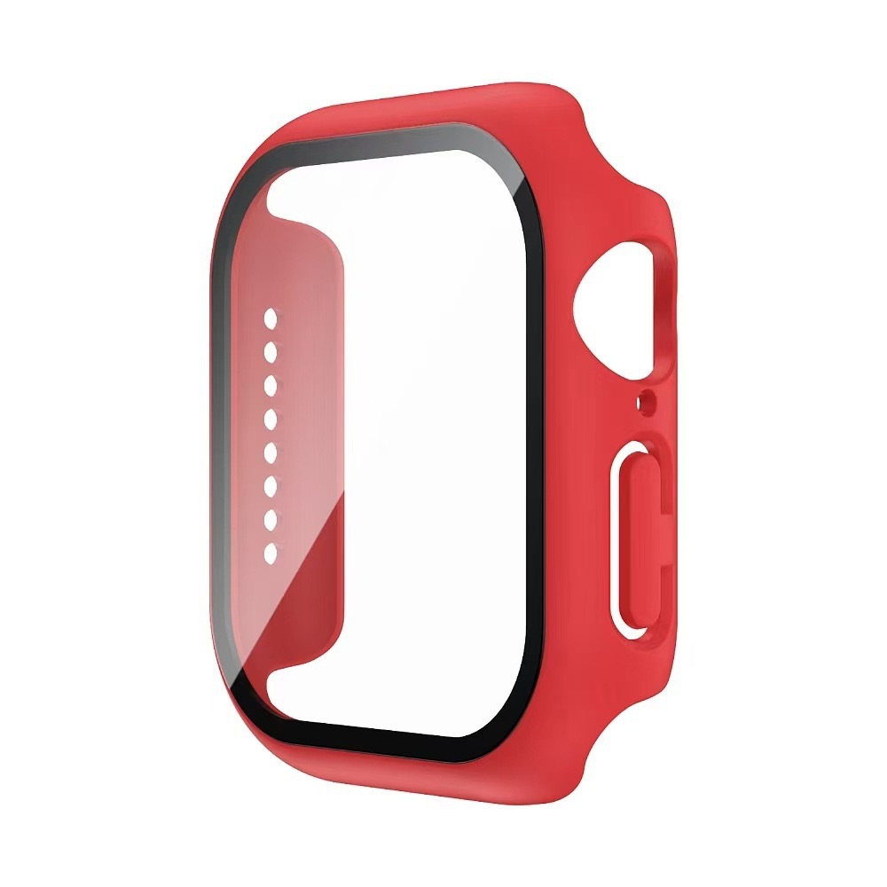 苹果手表保护壳适用iwatch s10手表壳防摔PC喷油钢化膜s9壳膜一体详情32