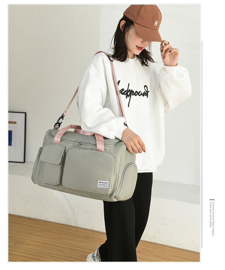 手提独立鞋位健身包干湿分离游泳包牛津布瑜伽旅行包休闲旅行必备详情20