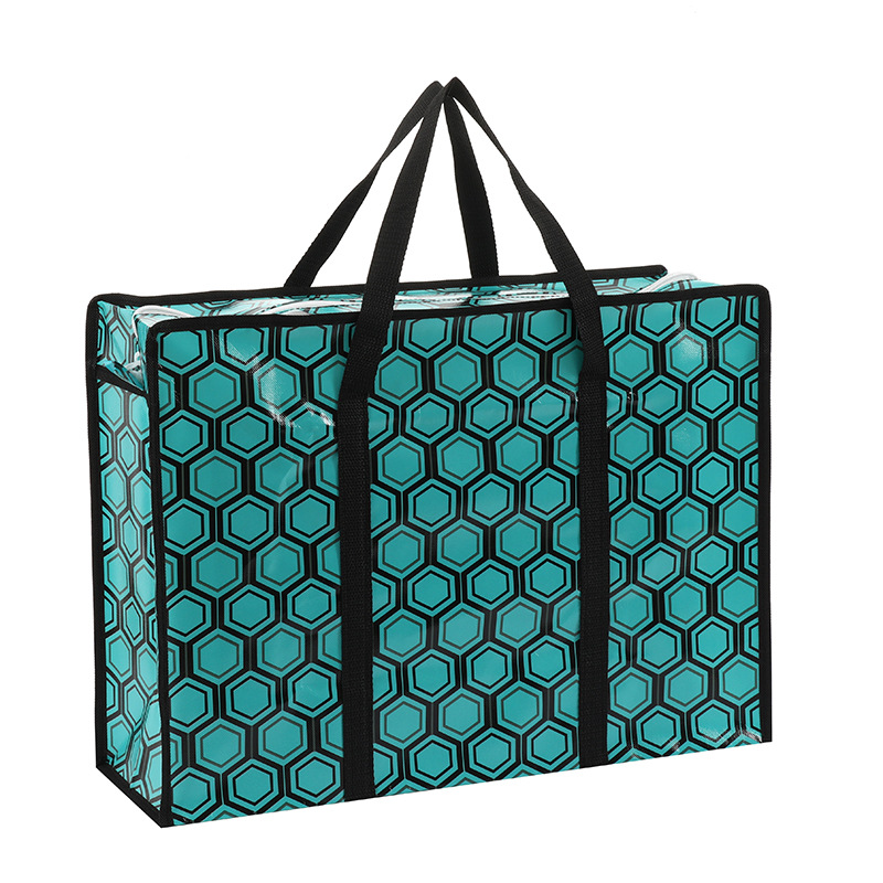 现货大容量防水搬家袋手提袋覆膜无纺布旅行衣物收纳袋超市购物袋详情7