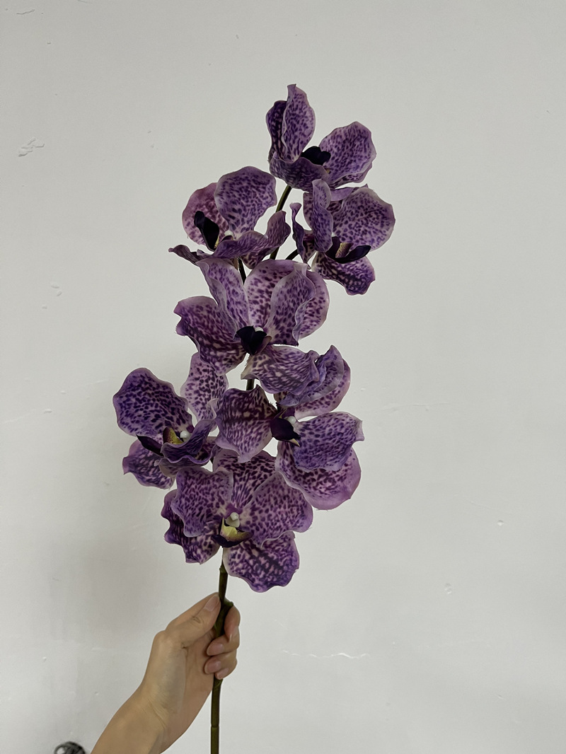 高品质仿真花手感万代兰婚庆家居装饰花软装插花胡姬兰胸花手捧花详情9