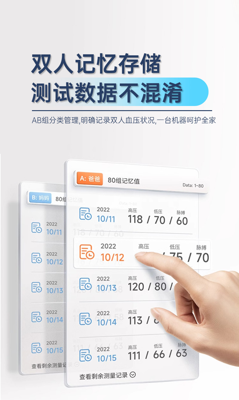 Fda-certified arm blood pressure monitor, specifically designed for the elderly to measure blood pressure. The wrist blood pressure monitor provides precise detection pic 8