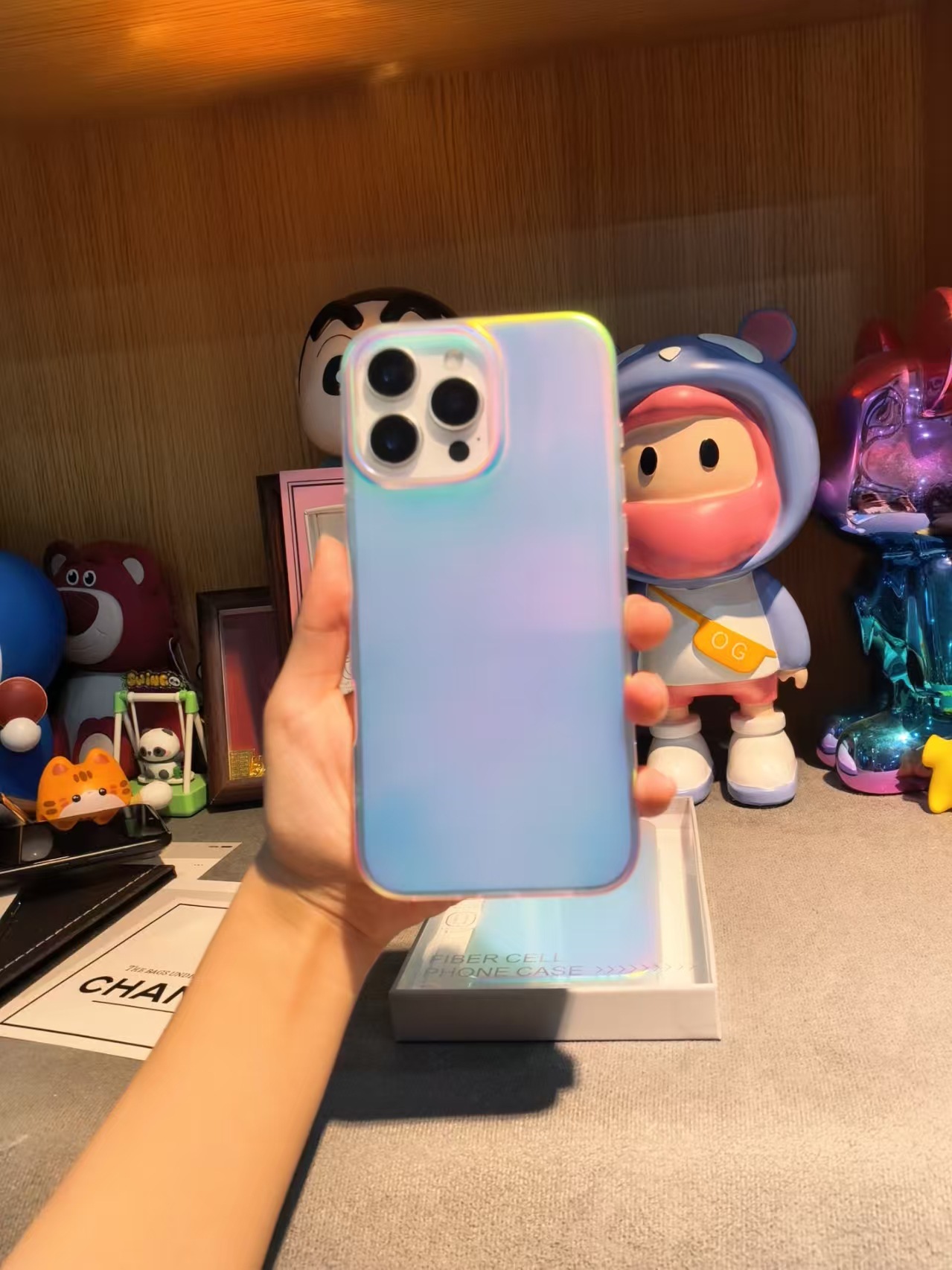 掌电法则 IMD冰淇淋磨砂极光镭射渐变 苹果1516Promax专用手机壳 手机保护套 防摔耐磨抗刮
详情7