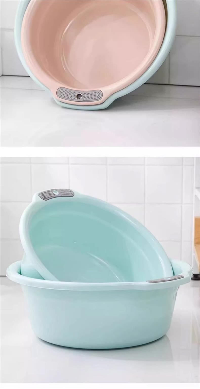 塑料家用耐用洗脸盆加厚洗衣服朔料脸盘可爱少女小盆子女面盆详情11